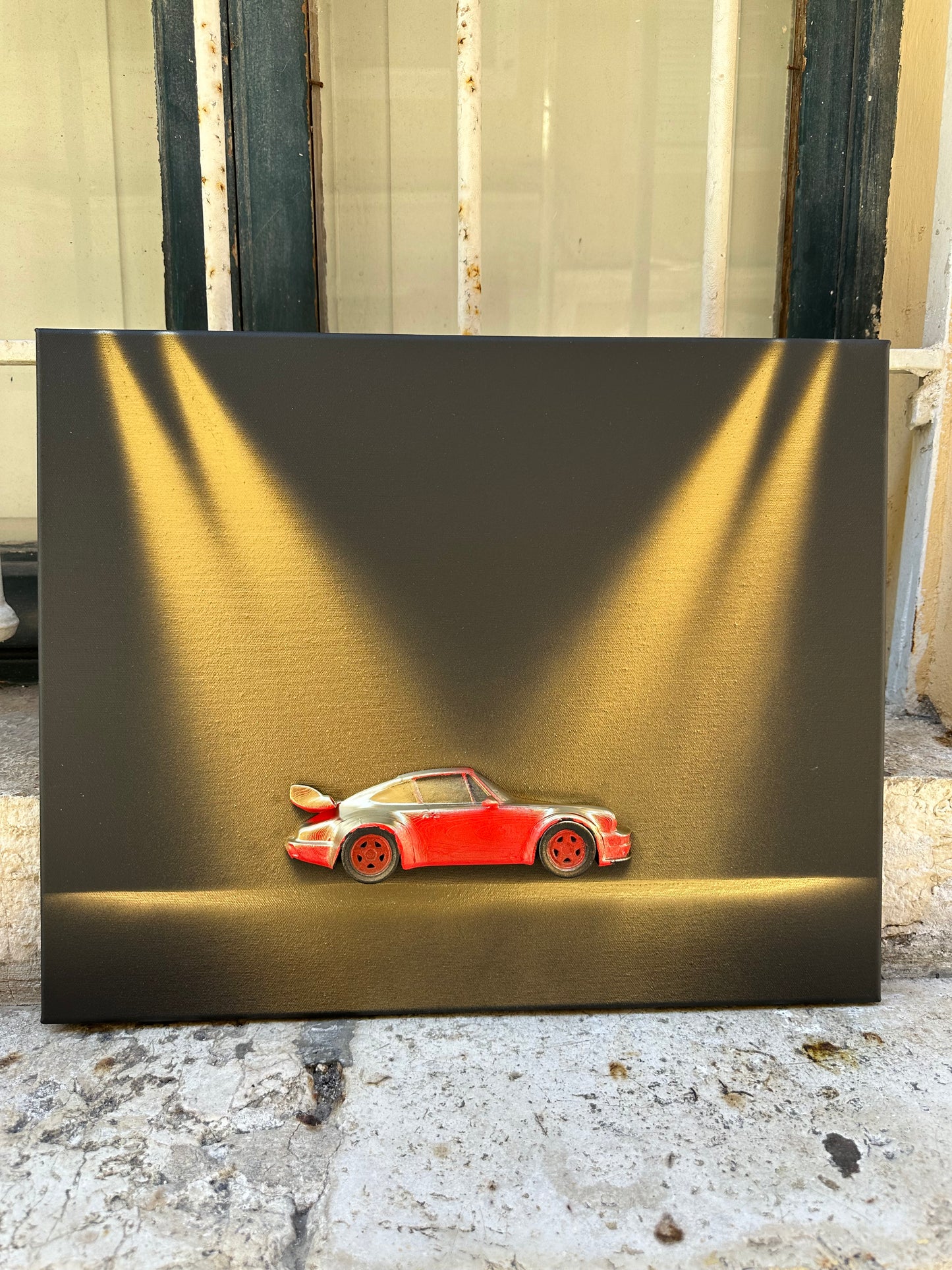 Porsche 911 on canvas 40x50cm